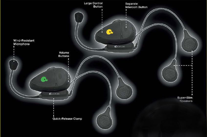 Cardo Scala Rider Q2 Scala Q2 multiset headset replacement xl boom kit