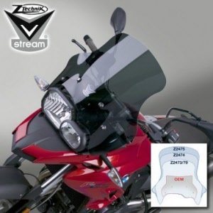 BMW F700GS Windshield windscreens Ztechnik BMW F700GS Windshield windscreens Ztechnik